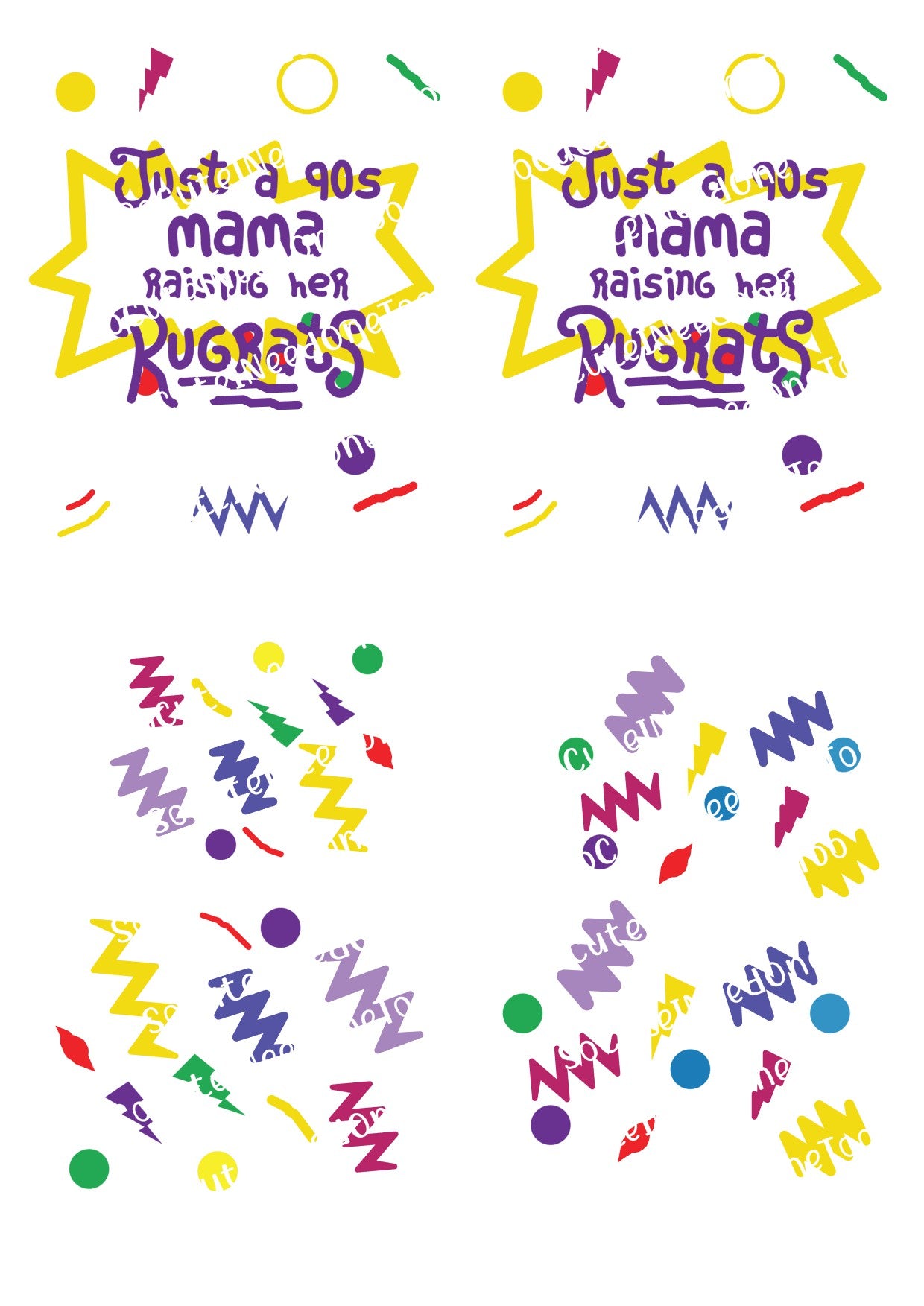 Rugrats Waterslide Decals SoCuteINeedOneToo