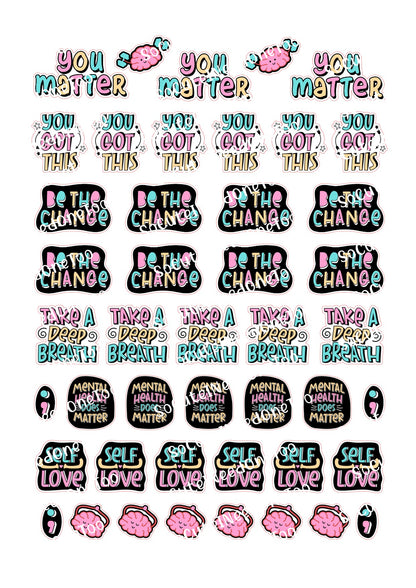 Pegatinas comerciales - Cosas bonitas en el interior n.° 2 ROSA