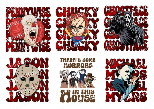 Serial Killer Names Waterslide Decals