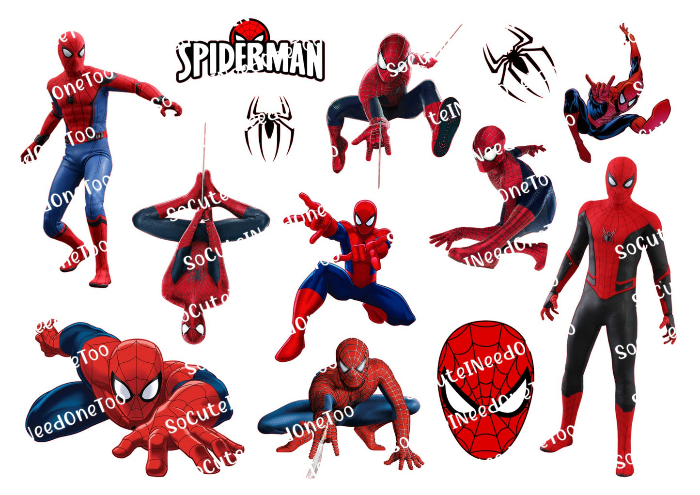 Spiderman Waterslide Decals – Marvel Superhero Designs for Tumblers