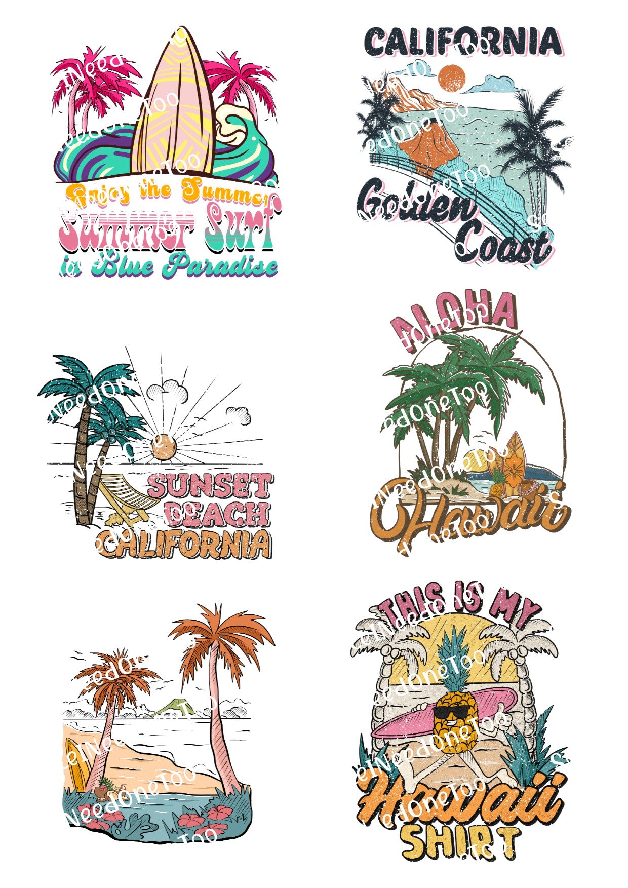 Papel para toboganes acuáticos transparente/blanco de California Surf, listo para usar