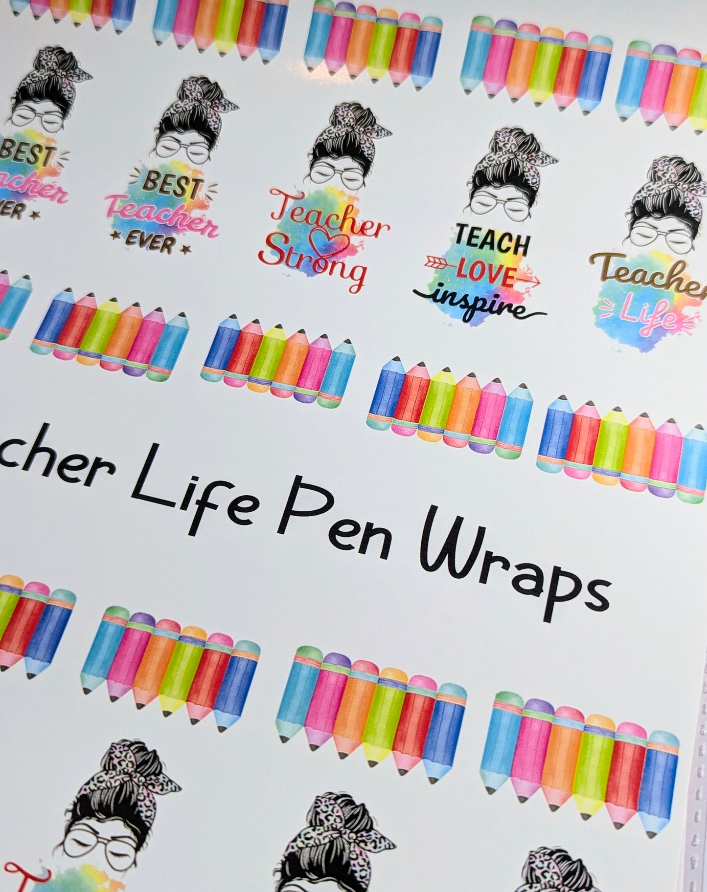 Teacher Life Pen Wraps - SoCuteINeedOneToo