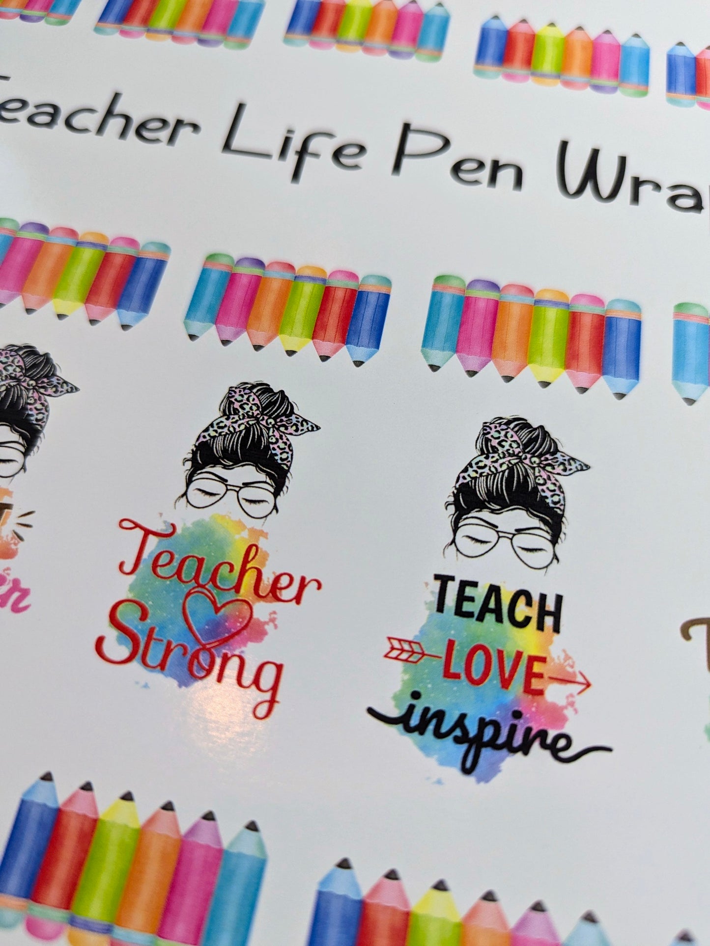 Teacher Life Pen Wraps - SoCuteINeedOneToo