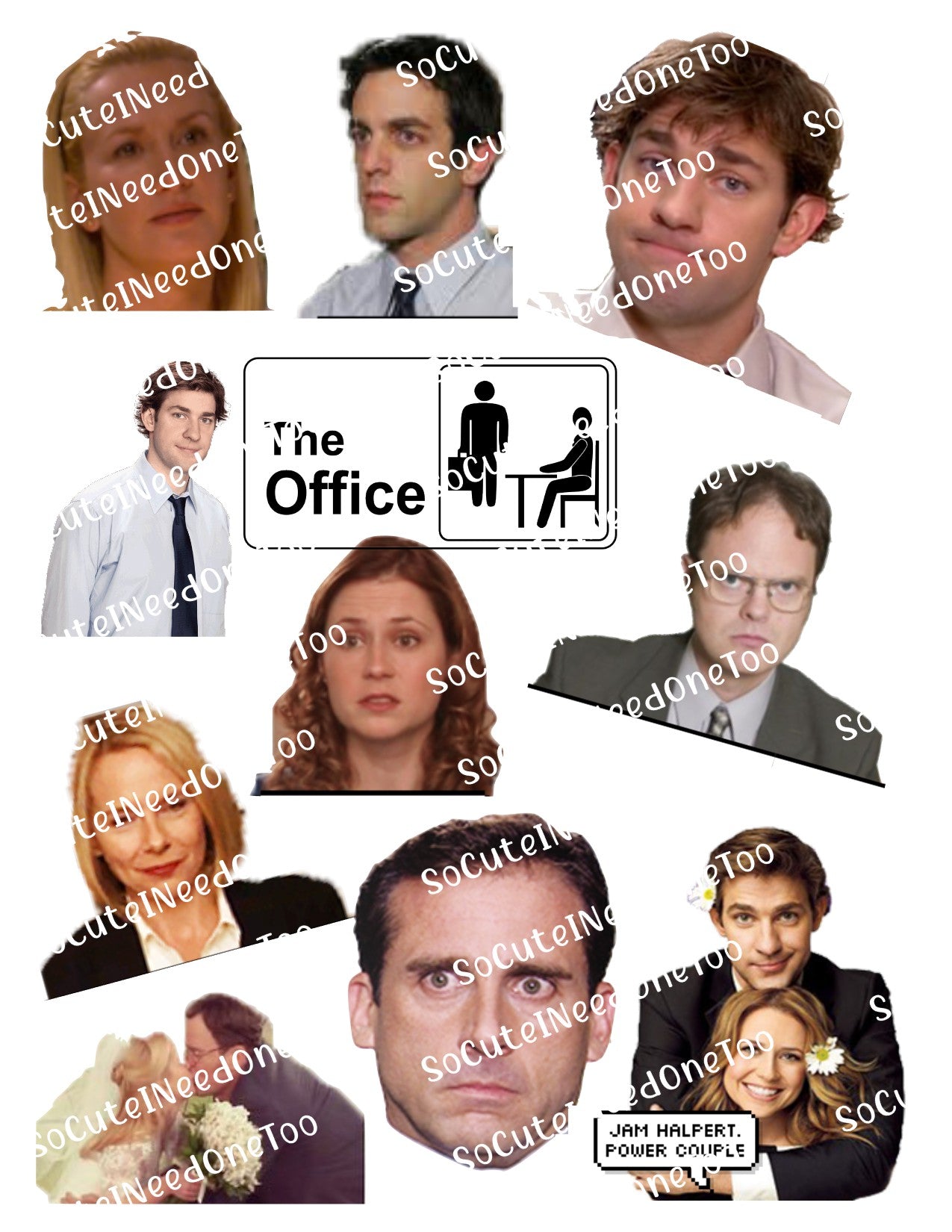 Calcomanías de agua n.° 1 de The Office 