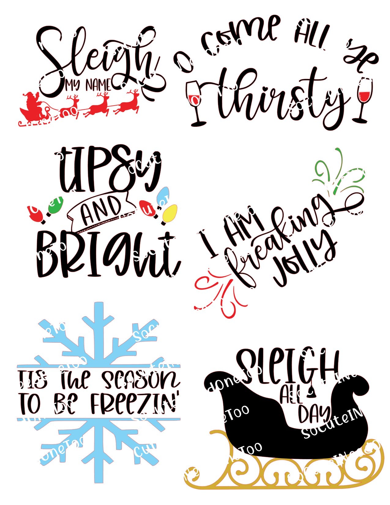 Tipsy & Bright #1 Waterslide Decals