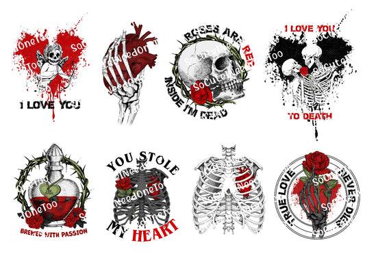 Valentine's Day -You Stole My Heart Waterslide Decals - SoCuteINeedOneToo