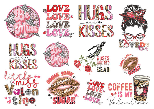 Valentine's Day - Be Mine Waterslide Decals - SoCuteINeedOneToo