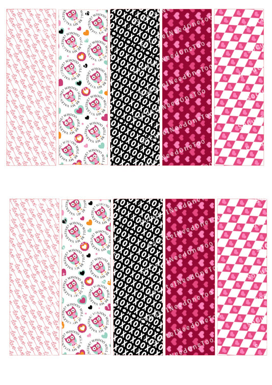 Valentine's Day Pen Wraps #1 – Romantic Valentine Heart Pen Wrap Designs