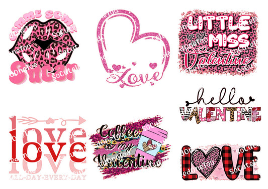 Valentine's Love #3 Waterslide Decals - SoCuteINeedOneToo
