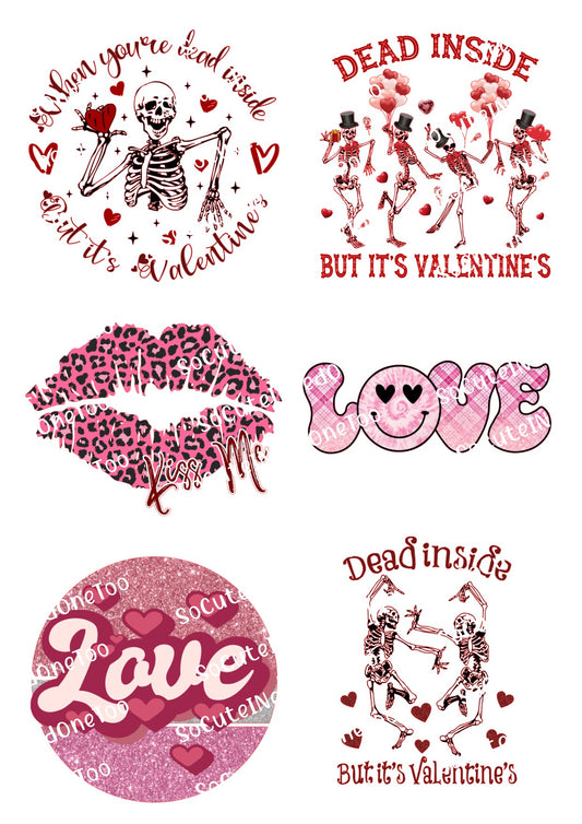 Valentine's Love #5 Waterslide Decals - SoCuteINeedOneToo