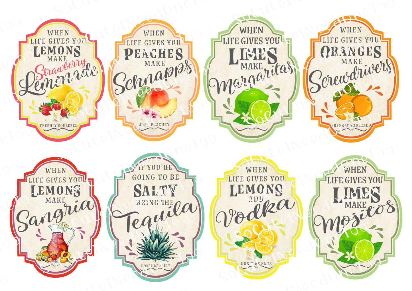 When Life Gives You Lemons - Premium Waterslide Decal Collection