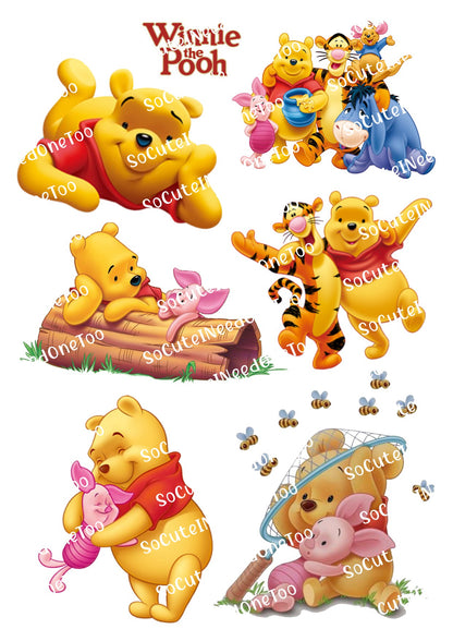 Winnie The Pooh #8 Waterslide Decals - SoCuteINeedOneToo