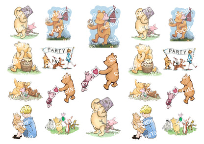 Winnie The Pooh - SM Vintage Waterslide Decals - SoCuteINeedOneToo