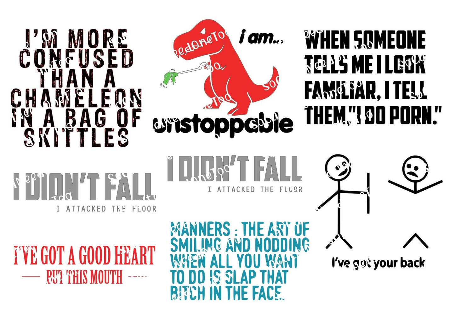 Adult Humor #14 Decals - SoCuteINeedOneToo