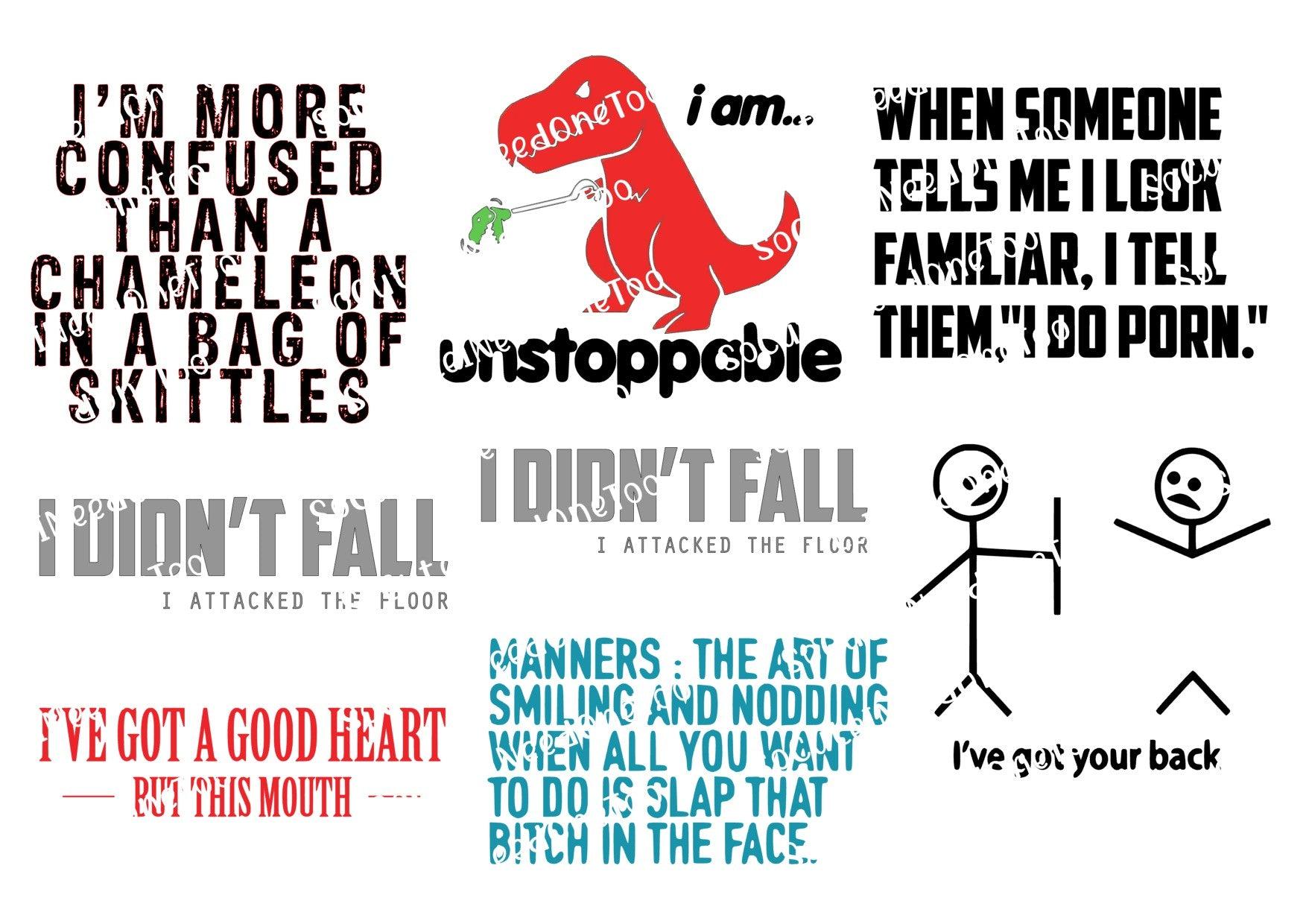 Adult Humor #14 Decals - SoCuteINeedOneToo