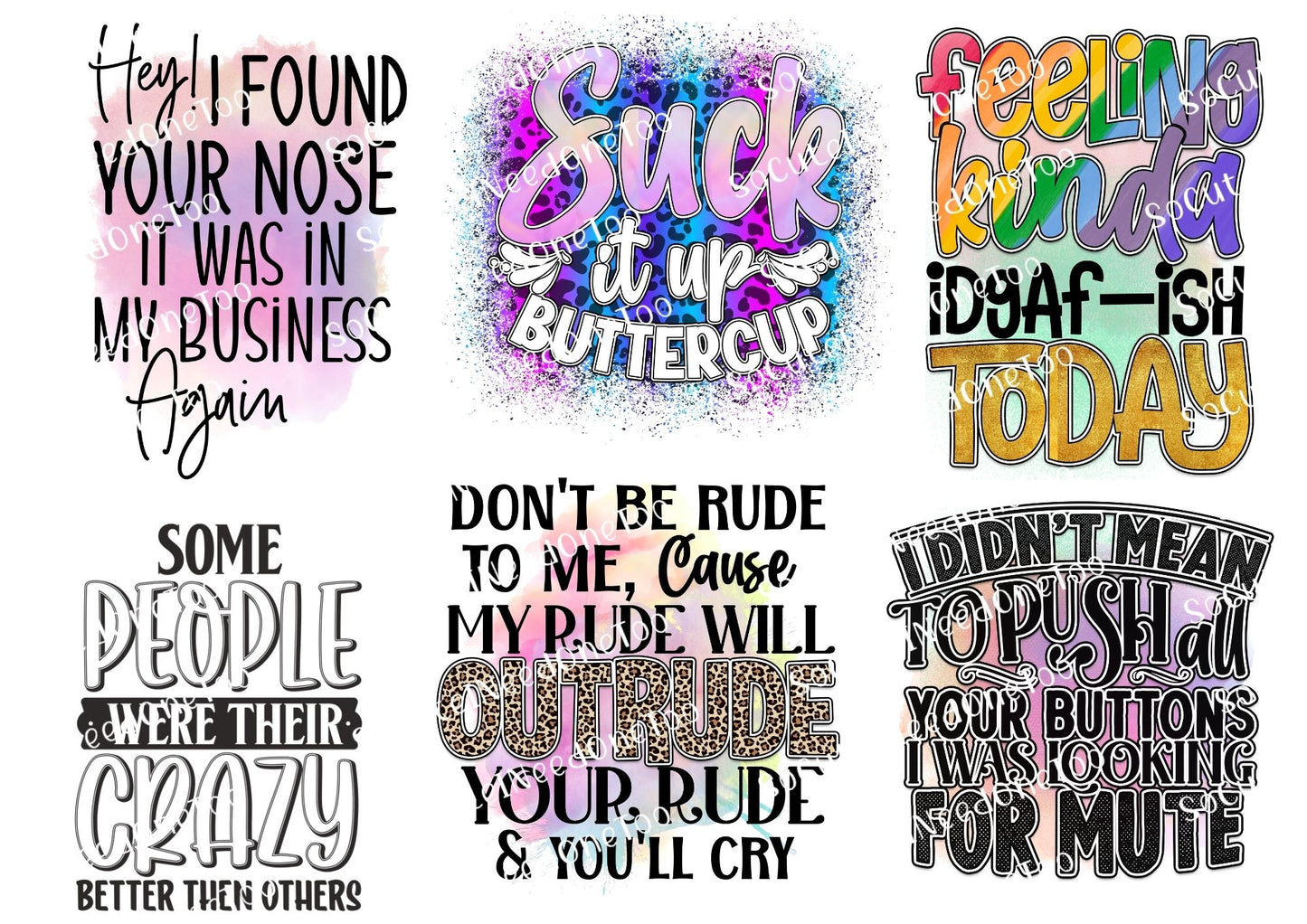 Adult Humor #18 digital decal sheet - watermarked preview