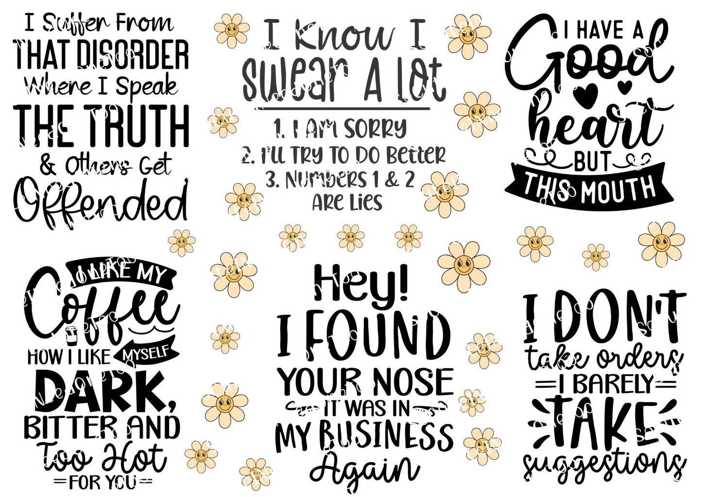 Adult Humor #23 digital decal sheet - watermarked preview