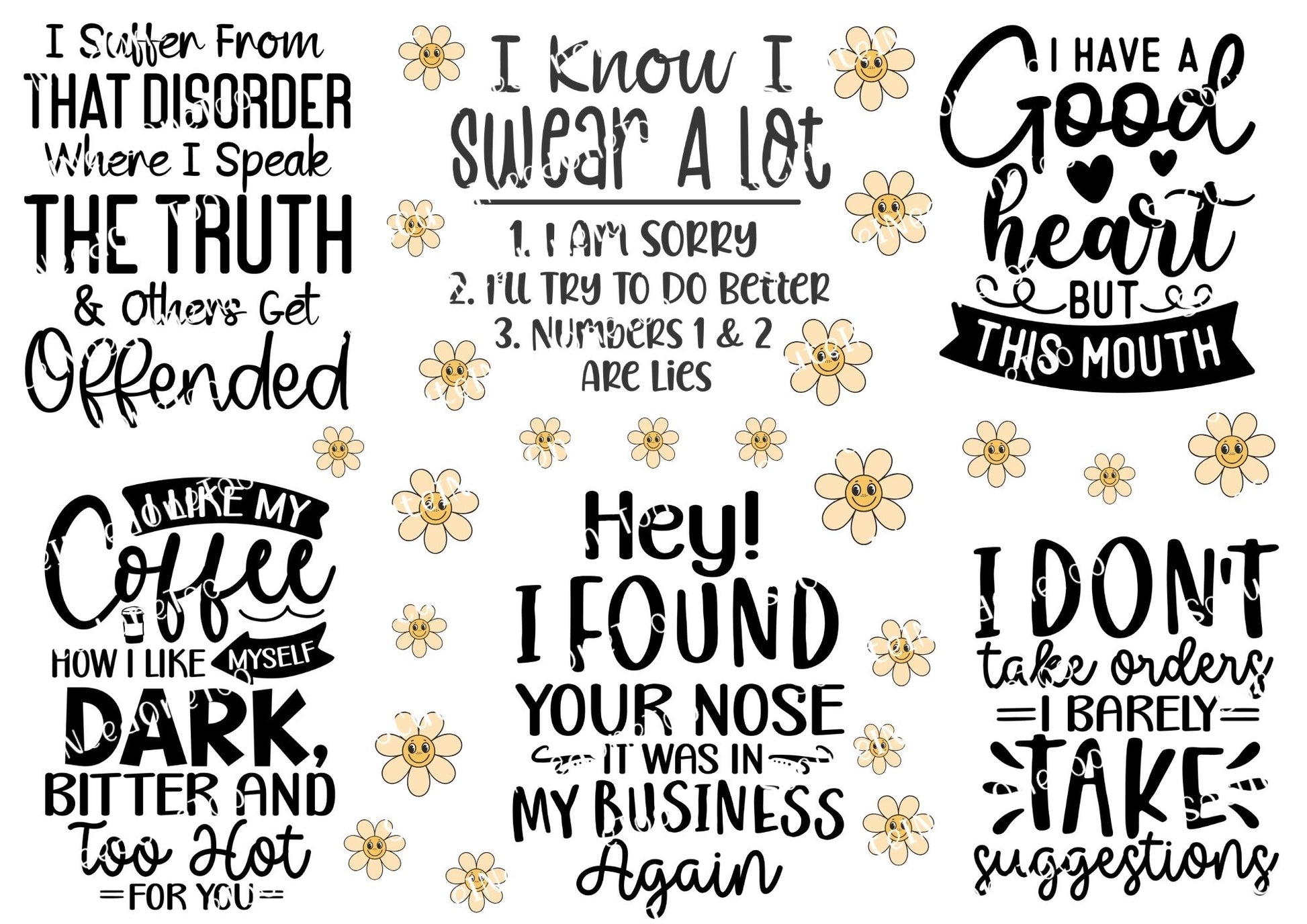 Adult Humor #23 digital decal sheet - watermarked preview