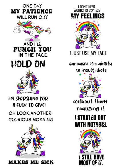 Adult Sayings - One Day My Patience Decals - SoCuteINeedOneToo