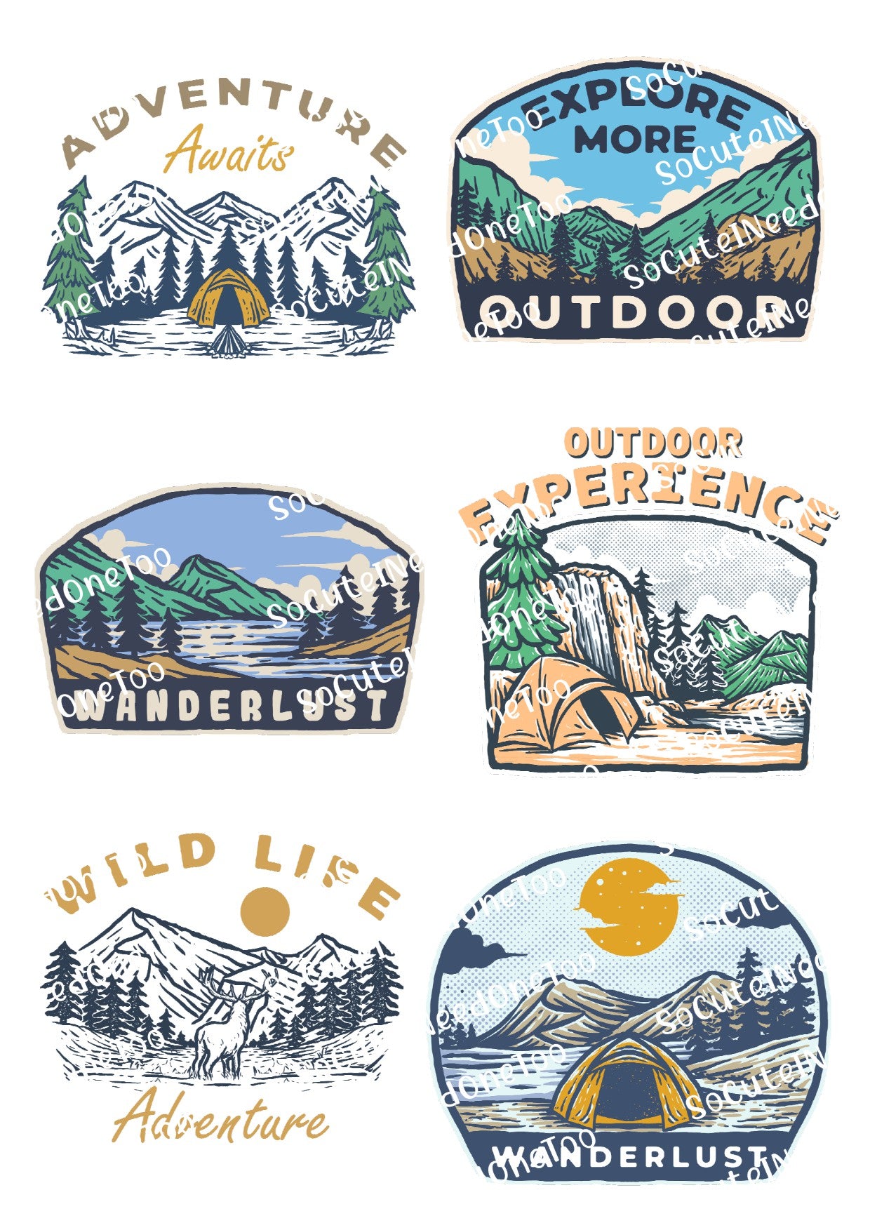 Adventures Awaits Waterslide Decals - SoCuteINeedOneToo