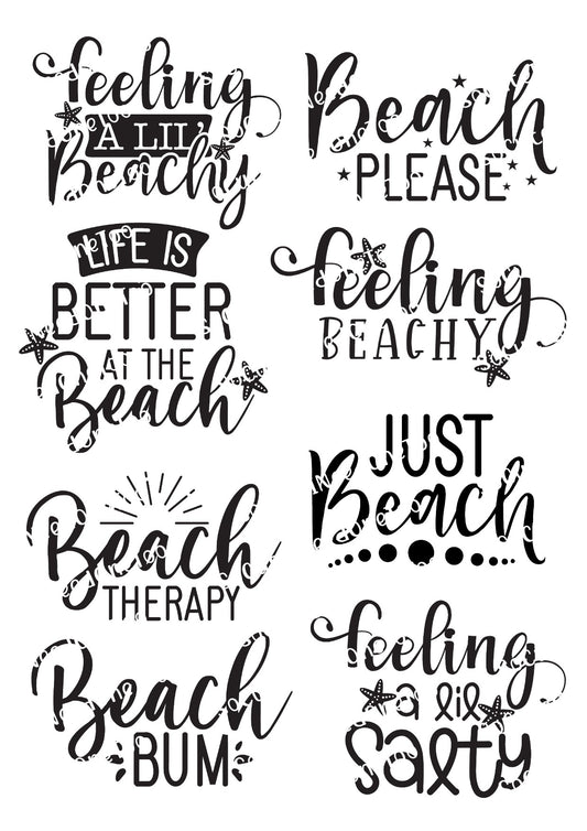 Beach Bundle Decals - SoCuteINeedOneToo