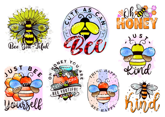 BEE #5 Waterslide Decals - SoCuteINeedOneToo