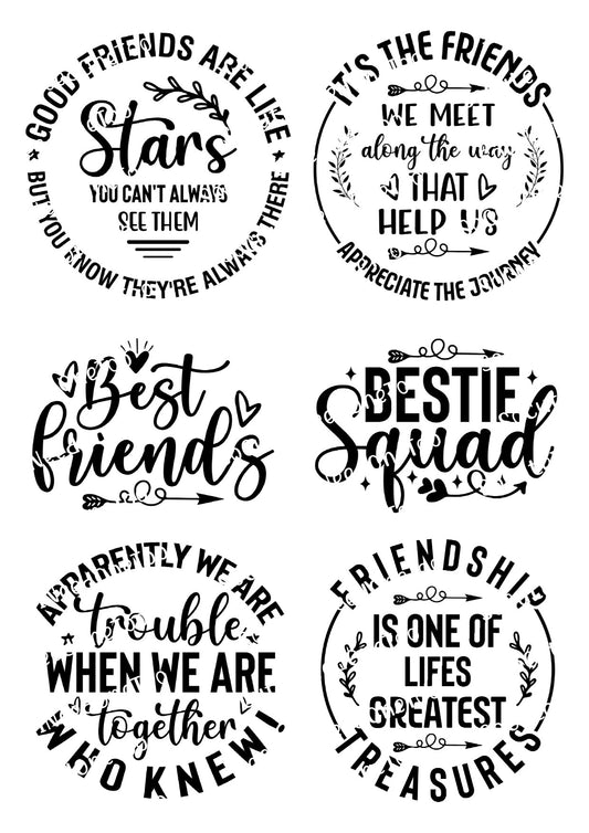 Bestie Squad Waterslide Decals - SoCuteINeedOneToo