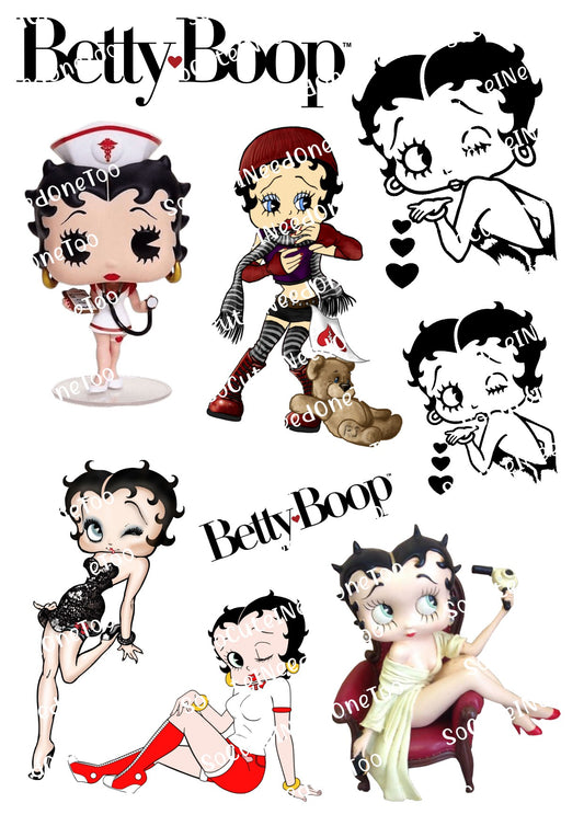 Betty Boop Waterslide Decals - SoCuteINeedOneToo