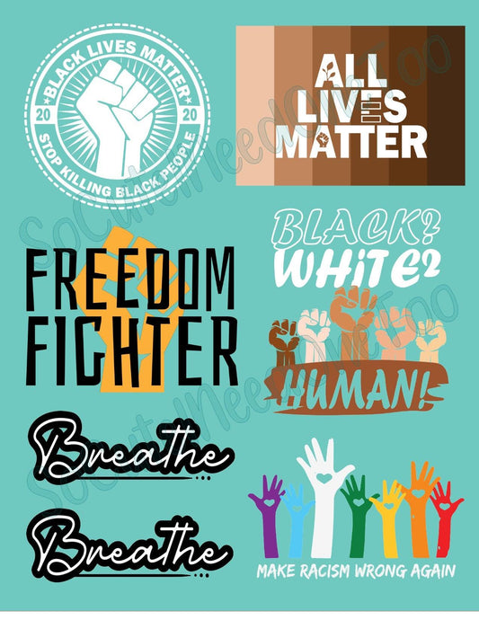 BLM #1 Waterslide Decals - SoCuteINeedOneToo