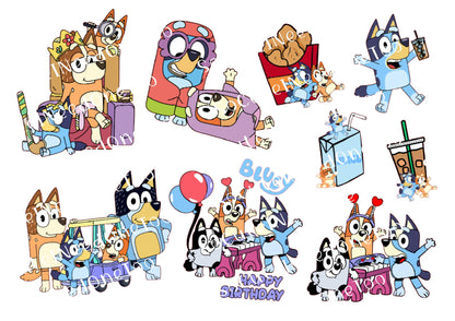 Bluey #3 Waterslide Decals - SoCuteINeedOneToo
