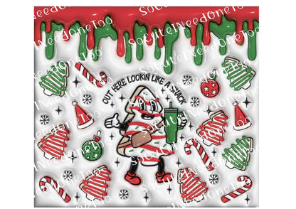 Christmas Favorite Waterslide Wraps - SoCuteINeedOneToo