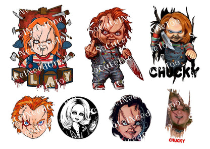 Chucky 5 & 6 Waterslide Decals - SoCuteINeedOneToo