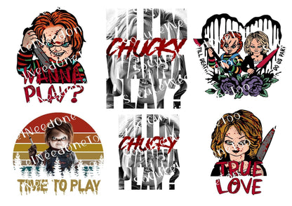 Chucky 5 & 6 Waterslide Decals - SoCuteINeedOneToo