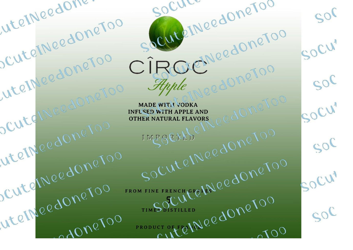 CIROC Vodka Waterslide Wraps - SoCuteINeedOneToo