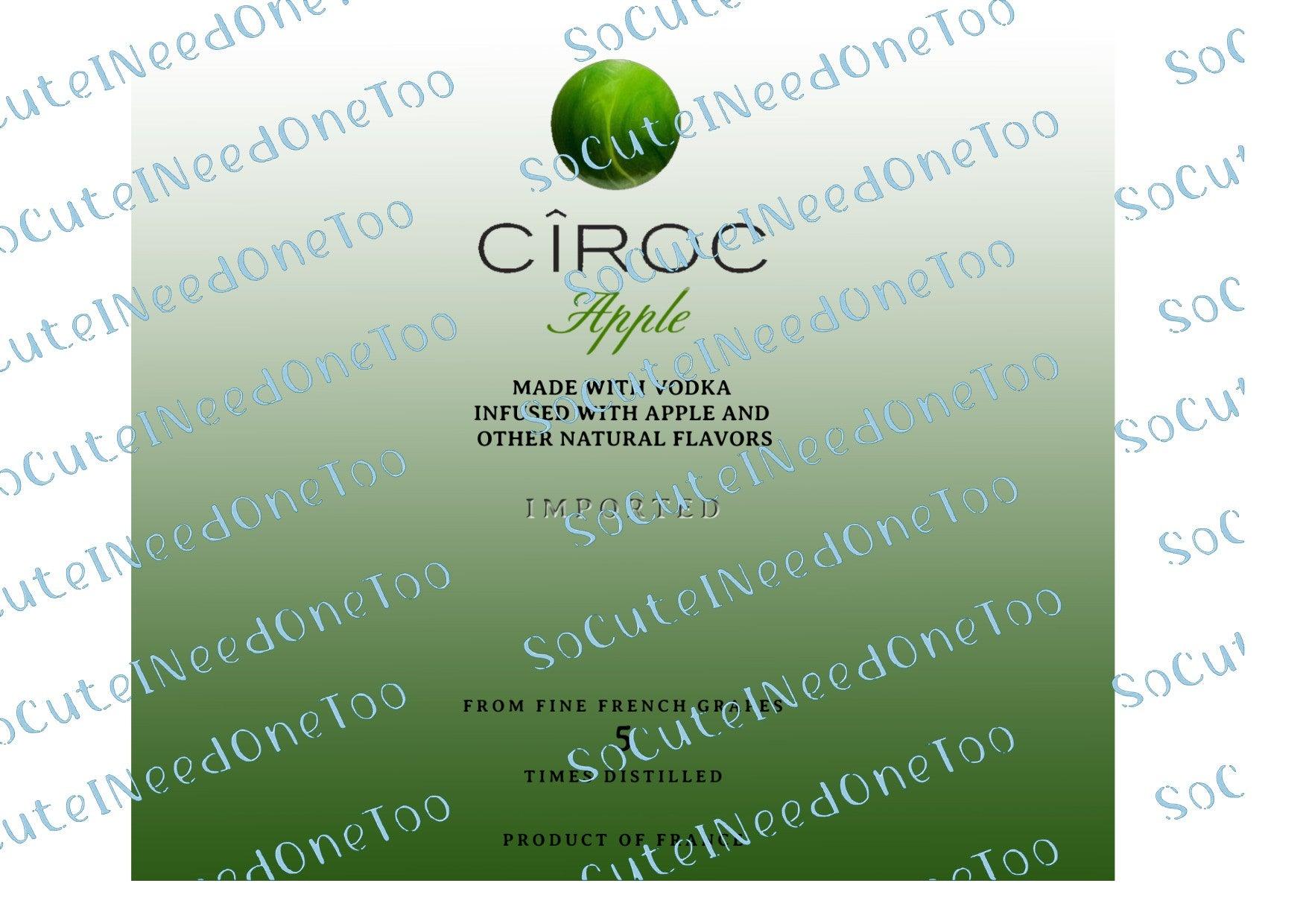 CIROC Vodka Waterslide Wraps - SoCuteINeedOneToo