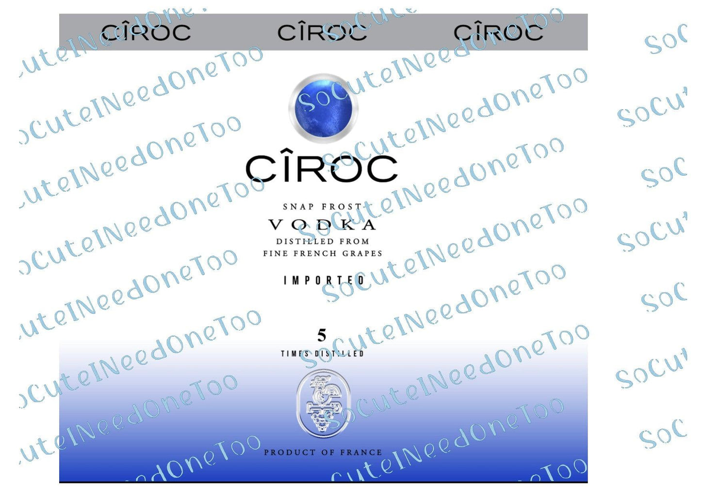 CIROC Vodka Waterslide Wraps - SoCuteINeedOneToo
