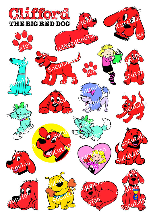 Clifford Waterslide Decals - SoCuteINeedOneToo