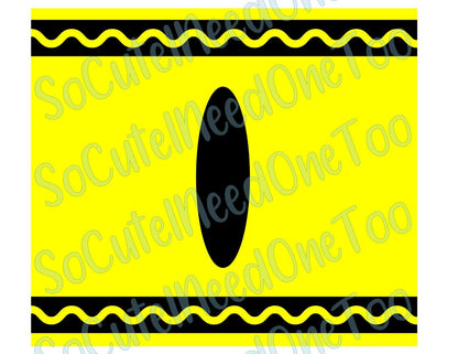 Crayon -7 Color Waterslide Wrap - SoCuteINeedOneToo