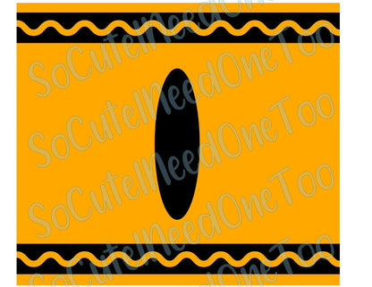 Crayon -7 Color Waterslide Wrap - SoCuteINeedOneToo