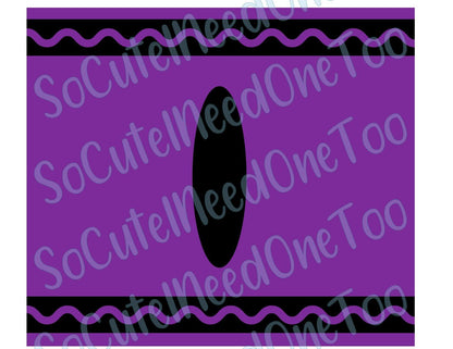 Crayon -7 Color Waterslide Wrap - SoCuteINeedOneToo