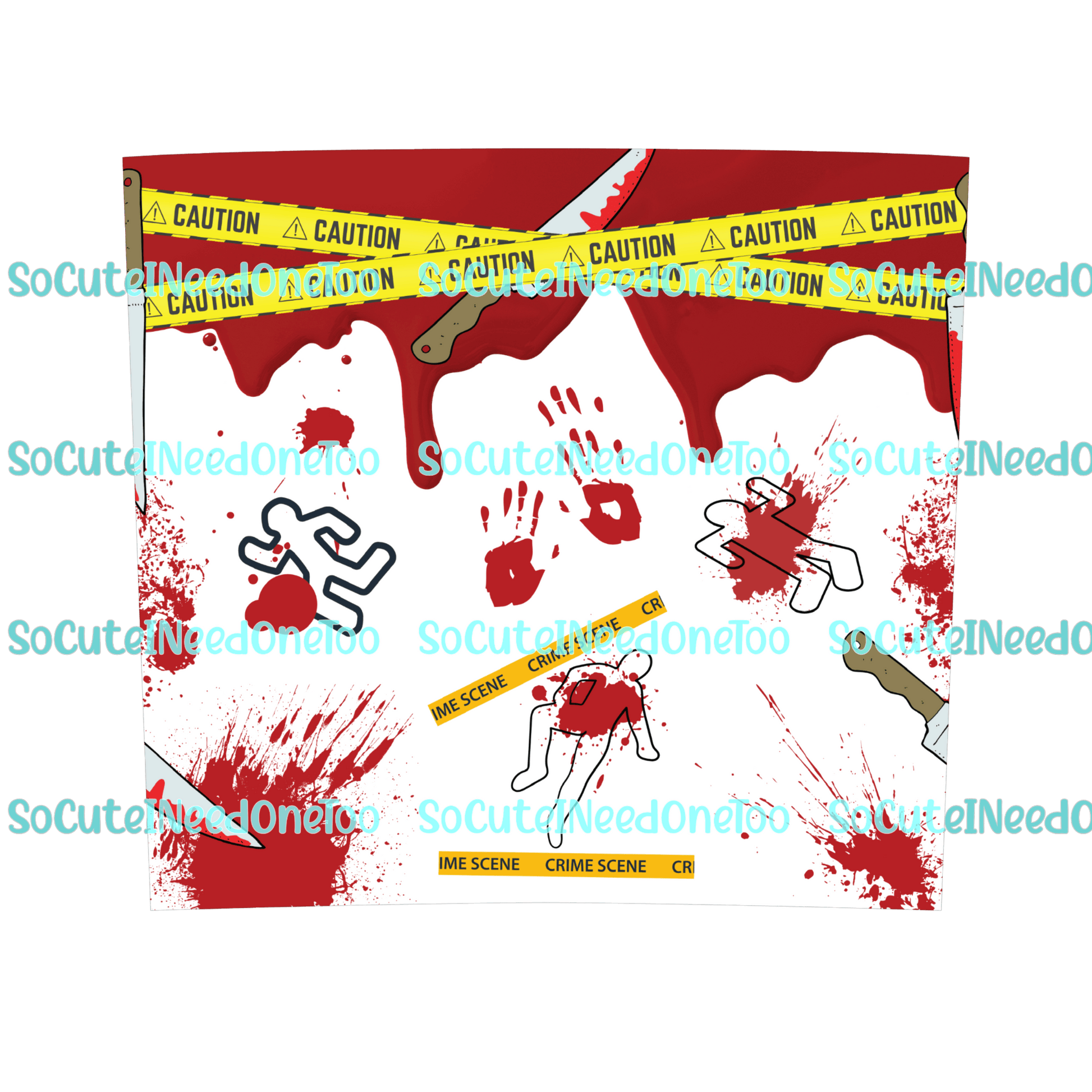 Crime Scene Selection of Waterslide Wraps - SoCuteINeedOneToo