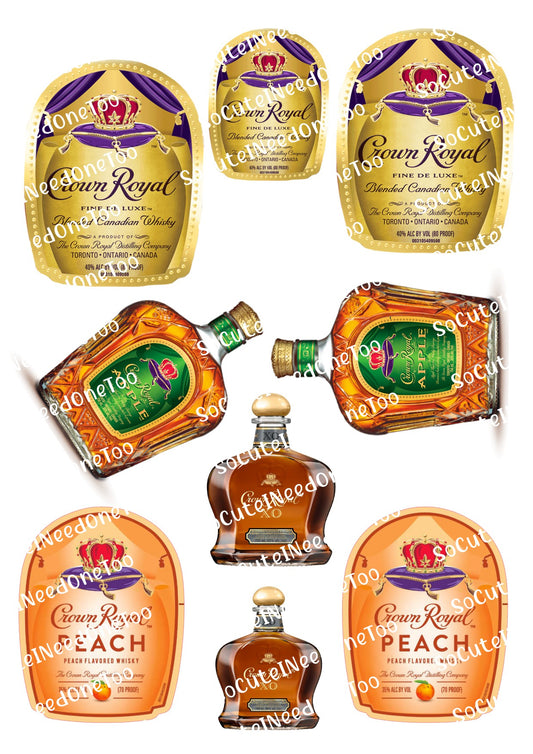 Crown Royal Waterslide Decals - SoCuteINeedOneToo