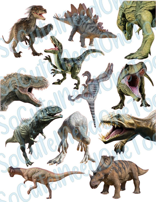 Dinosaurs #2 Waterslide Decals - SoCuteINeedOneToo