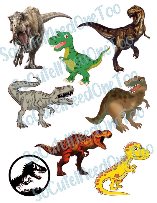 Dinosaurs Waterslide Decals - SoCuteINeedOneToo