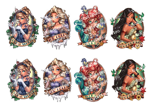 Disney - Tattoos Waterslide Decals - SoCuteINeedOneToo