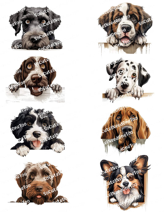 Dogs #1 Waterslide Decals - SoCuteINeedOneToo