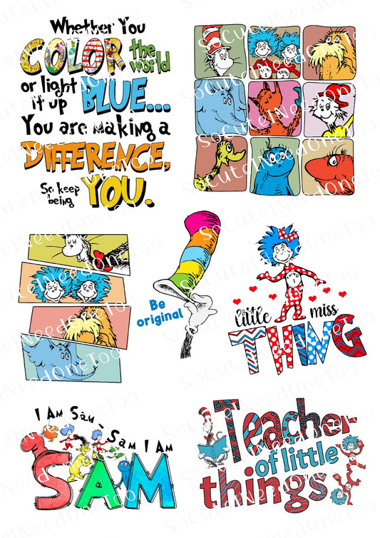 Dr. Suess Be Original Decals - SoCuteINeedOneToo