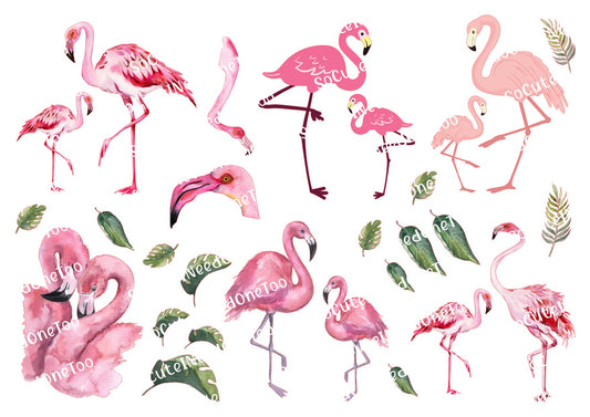 Flamingo Options Waterslide Decals - SoCuteINeedOneToo