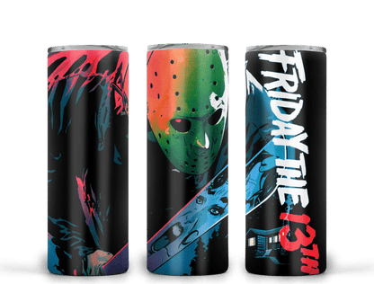 Friday the 13th Waterslide Wraps - Perfect for 20oz Tumblers!" - SoCuteINeedOneToo