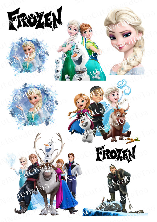 Frozen #3 Decals - SoCuteINeedOneToo